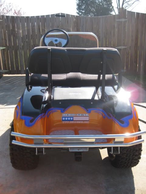 FS: Custom Golf Cart: lifted, custom paint...